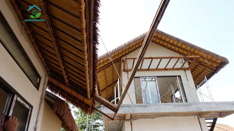 Homestay tại Hà Nội và Mái tranh nhân tạo | 12.000 tấm Rơm nhân tạo?!? Rơm nhân tạo 2023