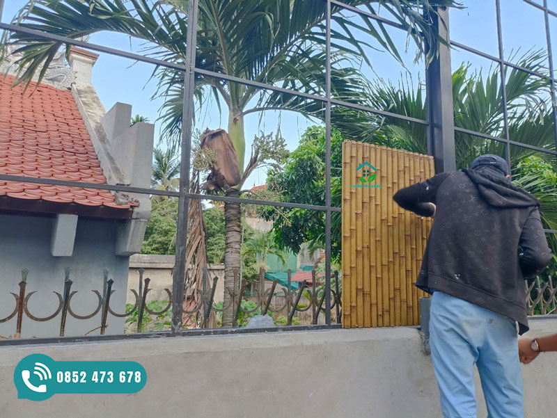 VÁN TRE NHỰA DECOR – Ván Tre Nhựa Nguyên Sinh Cao Cấp 2025 Thi công Tấm tre nhân tạo làm hàng rào