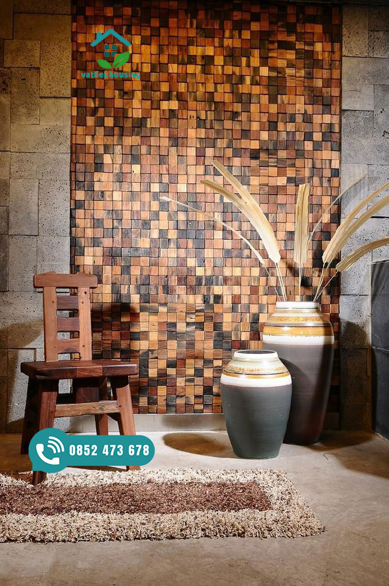 10+ THIẾT KẾ TỪ GẠCH GÁO DỪA CHO KHÔNG GIAN HIỆN ĐẠI Decor tấm ốp vỏ dừa