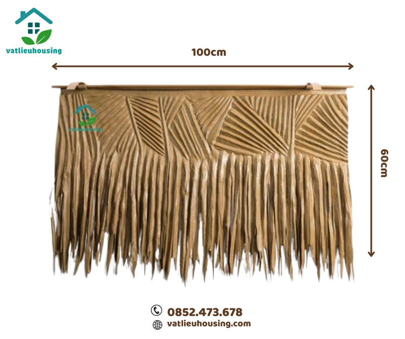 Lá dừa nhân tạo (KT: 100x60cm/tấm)