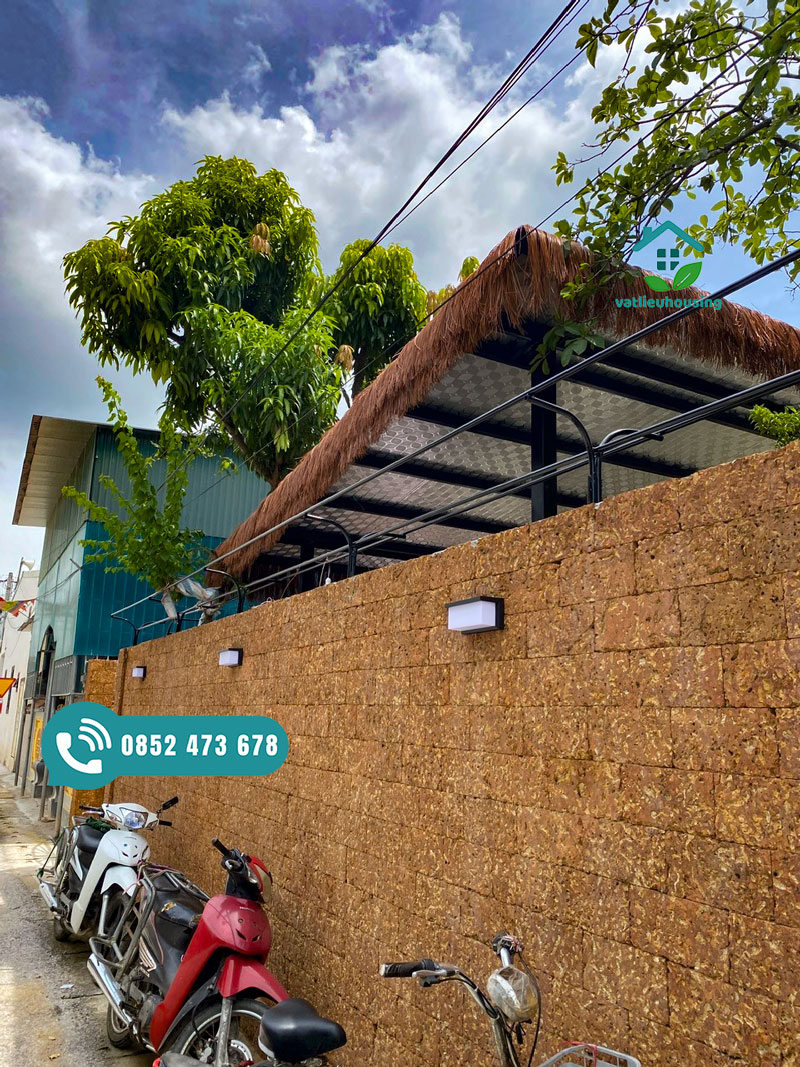 Thi công Mái Rơm nhân tạo ở Nghệ An