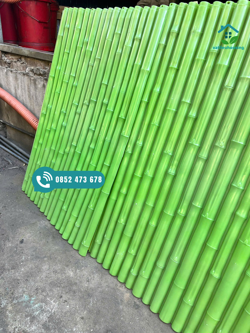 Tấm tre nhân tạo xanh lá